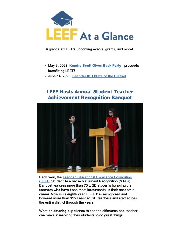 LEEF 2023 April Newsletter