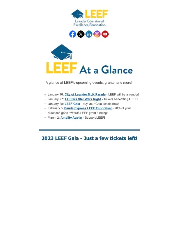LEEF 2023 January Newsletter