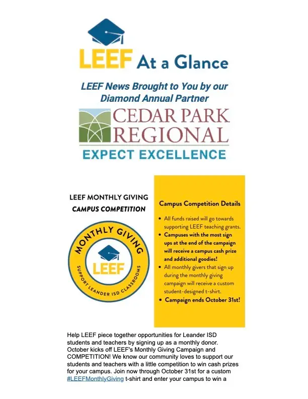 LEEF 2023 September Newsletter